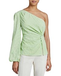 Santorelli - Julia One Shoulder Blouse - Lyst
