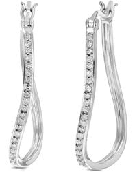 Amairah - 0.25 Ct. Tw. Lab-Grown Diamond Hoops - Lyst