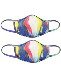 PQ Swim Set Of 2 Cloth Face Masks - Blue