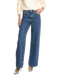 BOSS - Marlene High-Rise Wide Leg Jean - Lyst