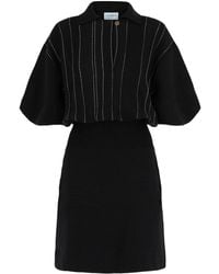 Ferragamo - Wool Day Dress - Lyst