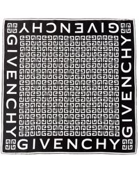 Givenchy - 4g Monogram Silk Square Scarf - Lyst