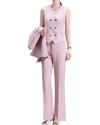 Adelin May - 3Pc Jacket, Vest, & Pant Set - Lyst