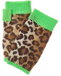 Brodie Cashmere - True Leopard Wrist Warmers - Lyst