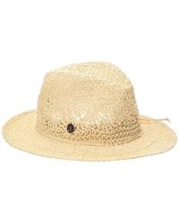 Bruno Magli - Crochet Raffia Rancher Hat - Lyst