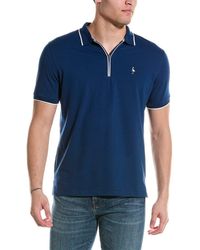 Tailorbyrd - Pique Zip Polo Shirt - Lyst