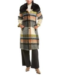 La Fiorentina - Long Length Wool-Blend Coat - Lyst