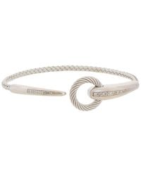 Meshmerise - 18K Rose Vermeil 0.12 Ct. Tw. Diamond Mesh Bangle - Lyst