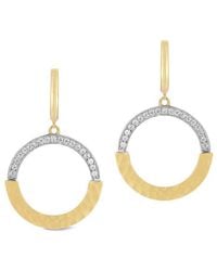 Reiss - 14K 0.23 Ct. Tw. Diamond Earrings - Lyst