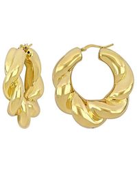Italian Silver - Hoops - Lyst