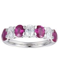 Gregg Ruth - 14K 2.87 Ct. Tw. Diamond & Ruby Band - Lyst