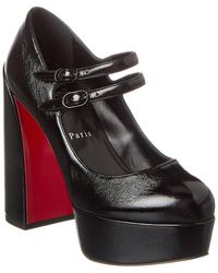 Christian Louboutin - Movida Jane 130 Leather Platform Pump - Lyst