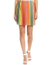 Valentino - Lace Silk-blend Mini Skirt - Lyst
