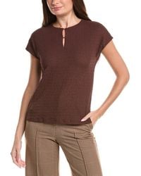 Jones New York - Petite Extend Shoulder Top - Lyst