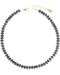 Rachel Reinhardt Jewelry - 14k Over Silver Agate Knotted Silk Necklace - Lyst