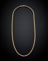 Italian Gold - 14k Rope Chain Necklace - Lyst