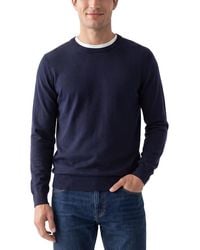 Theory - Riland Wool-blend Crewneck Sweater - Lyst