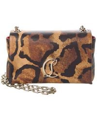 Christian Louboutin - Loubi54 Leather Wallet On Chain - Lyst