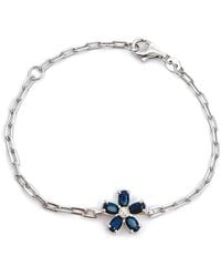 Gemstones - 1.69 Ct. Tw. Diamond & Sapphire Bracelet - Lyst