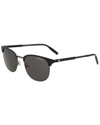 Montblanc Mb0092s 51mm Sunglasses - Black