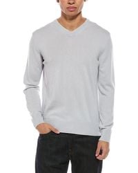 Eleventy - 100% Cashmere V-neck Sweater - Lyst