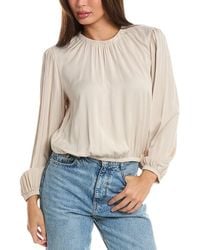 Bella Dahl - Elastic Shirred Top - Lyst