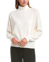 Vince - Raglan Turtleneck Wool & Cashmere-blend Sweater - Lyst