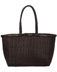 Dragon Diffusion - B Weave Big Leather Shoulder Bag - Lyst