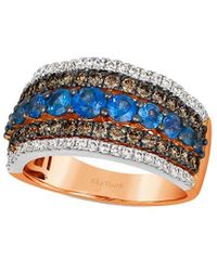 Le Vian - Le Vian Periwinkle 14K 2.30 Ct. Tw. Diamond & Sapphire Ring - Lyst