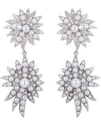 Eye Candy LA - Snow Drop Cz Crystal Drop Earring - Lyst