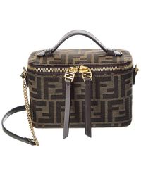 Fendi - Ff Jacquard Vanity Case - Lyst