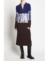 Proenza Schouler - Dip-dye Knit Wool Midi Dress - Lyst