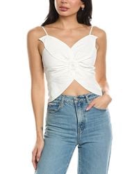 Young Fabulous & Broke - Fleur Linen-Blend Top - Lyst