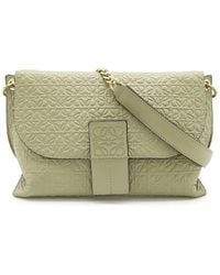 Loewe - Calfskin Anagram Avenue Chain Shoulder Bag (Authentic Pre-Loved) - Lyst