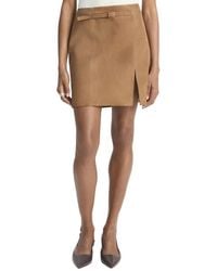 Vince - Mid Rise Straight Skirt - Lyst