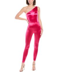 Elisabetta Franchi - One-Shoulder Jumpsuit - Lyst
