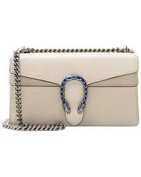 Gucci - White Leather Dionysus Medium E/w Shoulder Bag (authentic Pre-loved) - Lyst