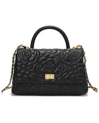 Tiffany & Fred Paris - Quilted Large Leather Satchel - Lyst