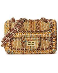 Tiffany & Fred Paris - Wool & Leather Crossbody - Lyst