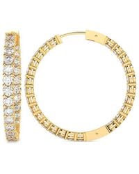 Lab Grown Diamonds - 14K 10.00 Ct. Tw. Lab-Grown Diamond Earrings - Lyst