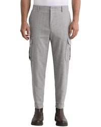 Reiss - Chalk Pinstripe Flannel Wool-Blend Trouser - Lyst