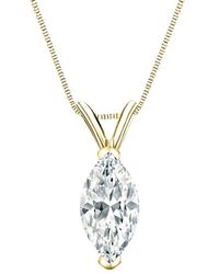 Sabrina Designs Lab Grown Diamonds - 14K 2.00 Ct. Tw. Lab-Grown Diamond Solitaire Pendant - Lyst