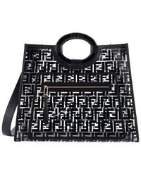 Fendi - Zucca Pu Runaway Shopper Tote Medium (Authentic Pre-Loved) - Lyst