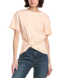 Rag & Bone - Mica Draped T-Shirt - Lyst