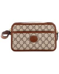 Gucci - Interlocking G Patch Camera Bag GG Coated Canvas Mini (authentic Pre-loved) - Lyst