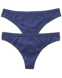B.tempt'd - By Wacoal 2Pk Comfort Intended Daywear Thong - Lyst