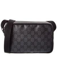 Gucci - Essence Classic Gg Coated Canvas & Leather Mini Bag - Lyst