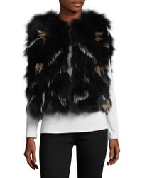 love token fox fur jacket