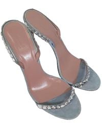 Gucci - Suede Crystal-Embellished Slingback Sandal (Authentic Pre-Loved) - Lyst