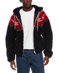 Celine - Logo Fleece Wool-Blend Jacket - Lyst